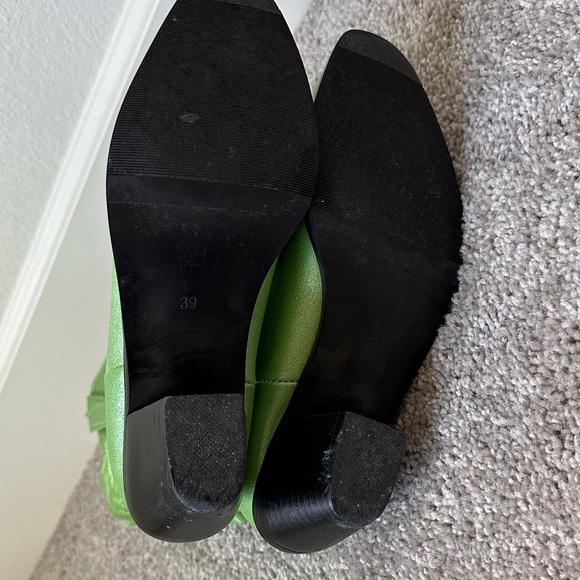 Amazon Green Heeled Boots - Picture 4 of 4